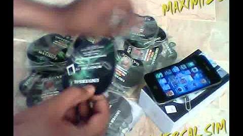 MAXIMIZE UNIVERSAL UNLOCKING SIM WORKING PROOF HERE IOS 5.1 WITH 04.12.01