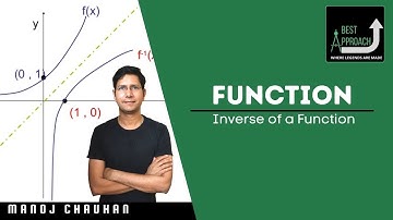 Inverse of a Function | Function | by Manoj Chauhan Sir - Best Approach