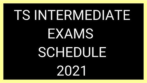 Ts Intermediate exams|ts intermediate time table 2021|Telangana intermediate exams|Ts exams dates