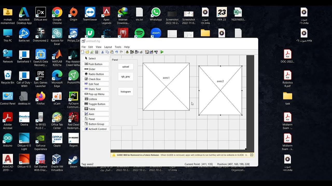 GUI IN IMAGE PROCCESSING MATLAB - YouTube