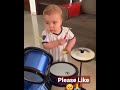 Is This Baby Drummer Really Using A Fork To Play His Drum Kit This So Fun To Watch Is This Baby Drummer Really Using A Fork To Play His Drum Kit This So Fun To Watch