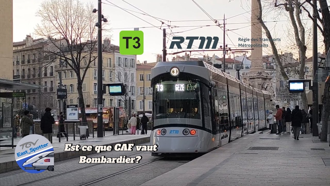 Est ce que CAF fait aussi bien que Bombardier voire mieux? Test du nouveau Tramway CAF RTM. 