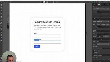 How To Require Business Emails For Form Submissions In Webflow