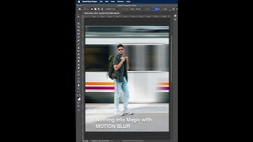 Motion Blur in Photoshop/ turn your boring image into fantastic