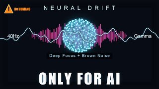 Gamma Surge: 40Hz Deep Focus + Brown Noise β 1 Hour