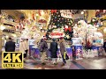 Christmas walk in GUM - Moscow 4K