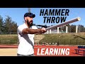 Hammer throw learning basics at home