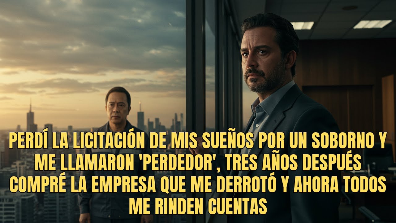 Perdí la licitación de mis sueños por un soborno y me llamaron 
