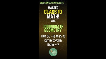 CBSE - CLASS 10 - #coordinategeometry #englishmedium #cbsesamplepaper2023 #mcqclass10