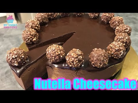 No Bake Nutella Cheesecake