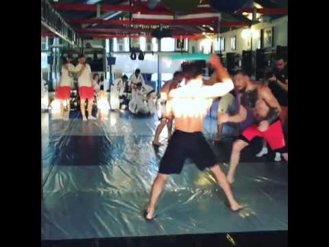 Conor McGregor practice head movement with Ido Portal