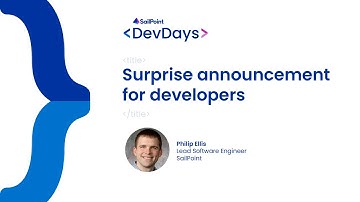 Developer Days 2023 - IdentityNow, Introducing Software Development Kits (SDKs)