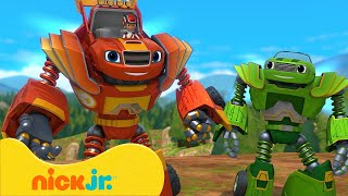 Giant Food Rescues! Ft. Robot Blaze & Pickle! | Blaze And The Monster Machines | Nick Jr. Uk