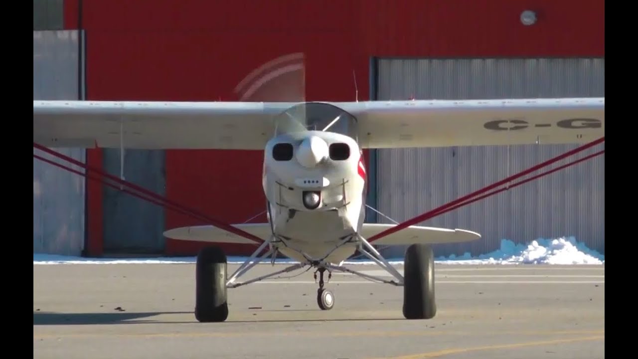 Piper PA-14 Family Cruiser Takeoff - YouTube
