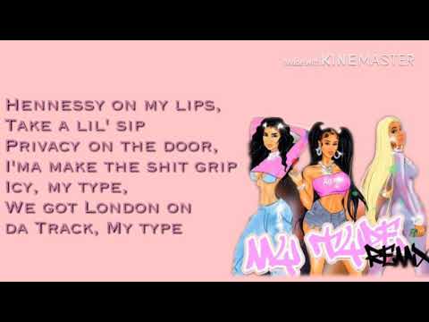 Saweetie – My Type Ft City Girls & Jhene Aiko Remix ( Lyrics )