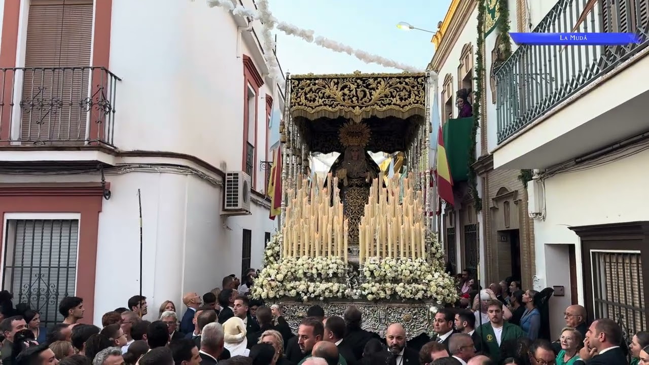 VC: VIRGEN DE LOS DOLORES CORONADA EN CALLE GARCÍA DE LA HERRANZ | BRENES 2024