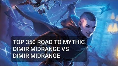 Road to Mythic from TOP 350 Player | Dimir Midrange vs Dimir Midrange | Standard | Diamond Rank