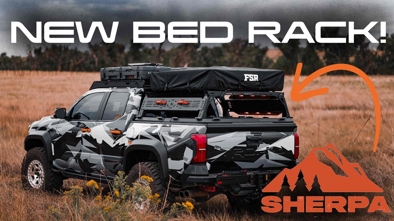 New Custom Overland Bed Rack! | Diamondback HD - Sherpa Summit - YouTube