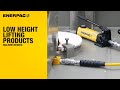 Low height lifting products   machine movers  enerpac