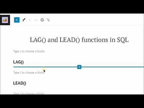 lag and lead functions in SQL || Basic series