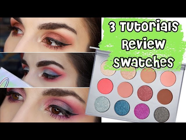 INTENSE SPARKLE WITHOUT THE CHUNKY GLITTER?? | PUR Festival 2.0 PALETTE | 3 Looks 1 Palette + Review