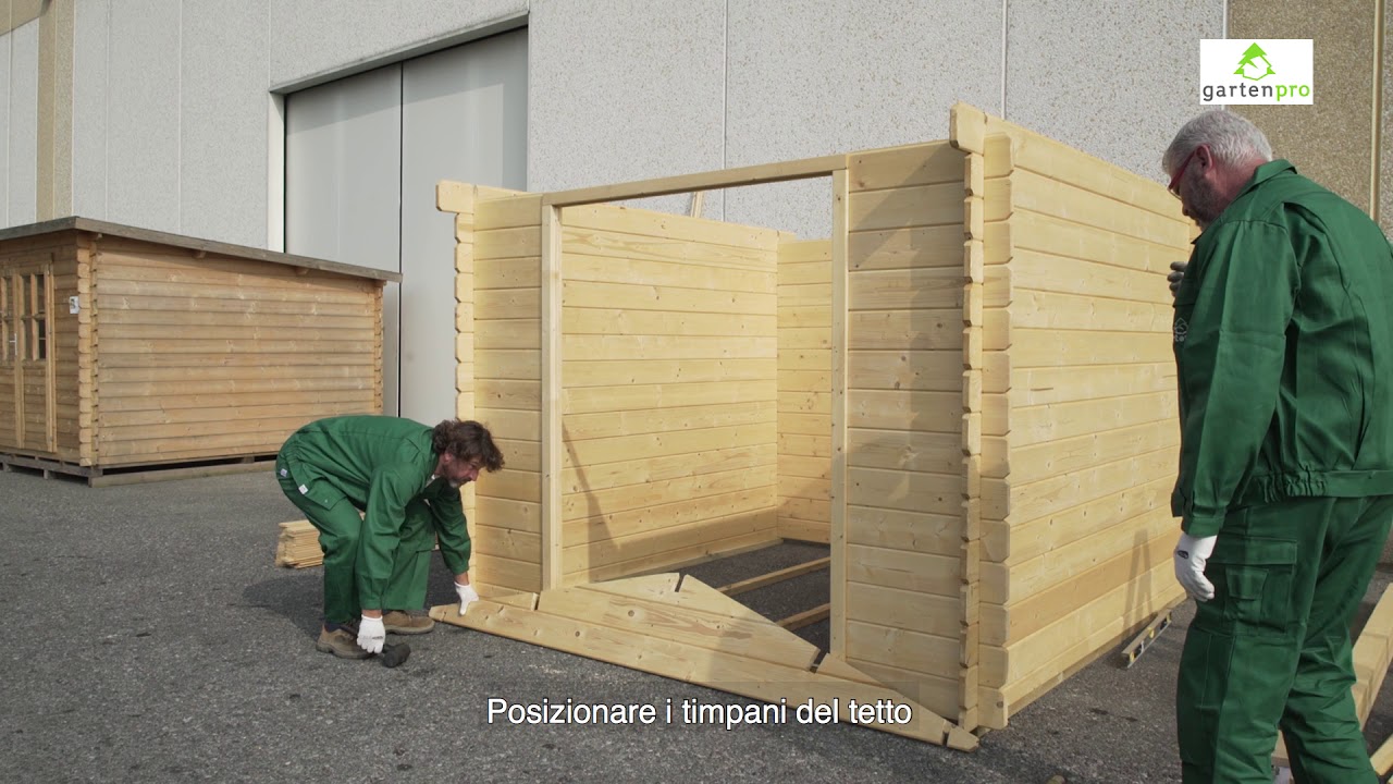 Video montaggio casetta in legno da giardino youtube Progetto costruzione casetta in legno