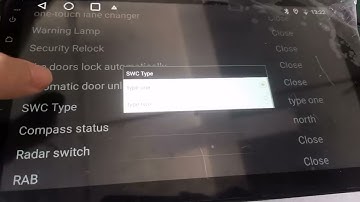 How to Set SWC Type on ZHNN Car Stereo
