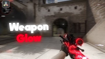 How To Make An WEAPON GLOW EFFECT with NO PLUGINS - Davinci Resolve 17