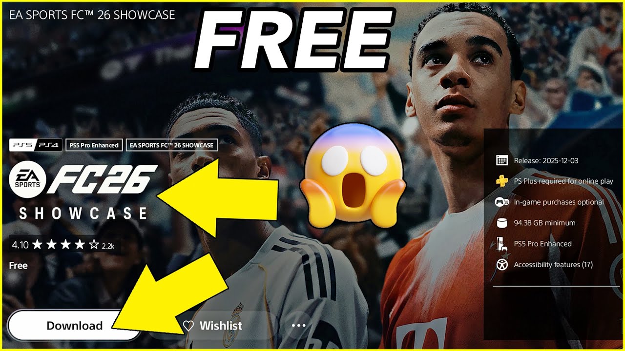 I Played The NEW & FREE FC 26 Game ? - YouTube