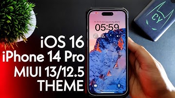iPhone 14 pro - Miui 13/12.5 Theme For Any Xiaomi Phone