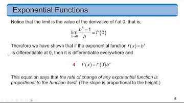 Calculus: Derivative of Exponential Function. Find Derivative, differentiate exponential functions.