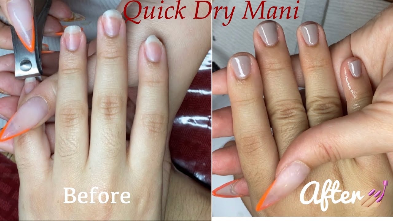 Quick & Easy Dry Manicure Tutorial YouTube