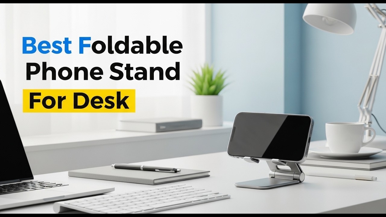 TOP 5 Best Foldable Phone Stand For Desk 2026 | Work Smarter With These Phone Desk Stands