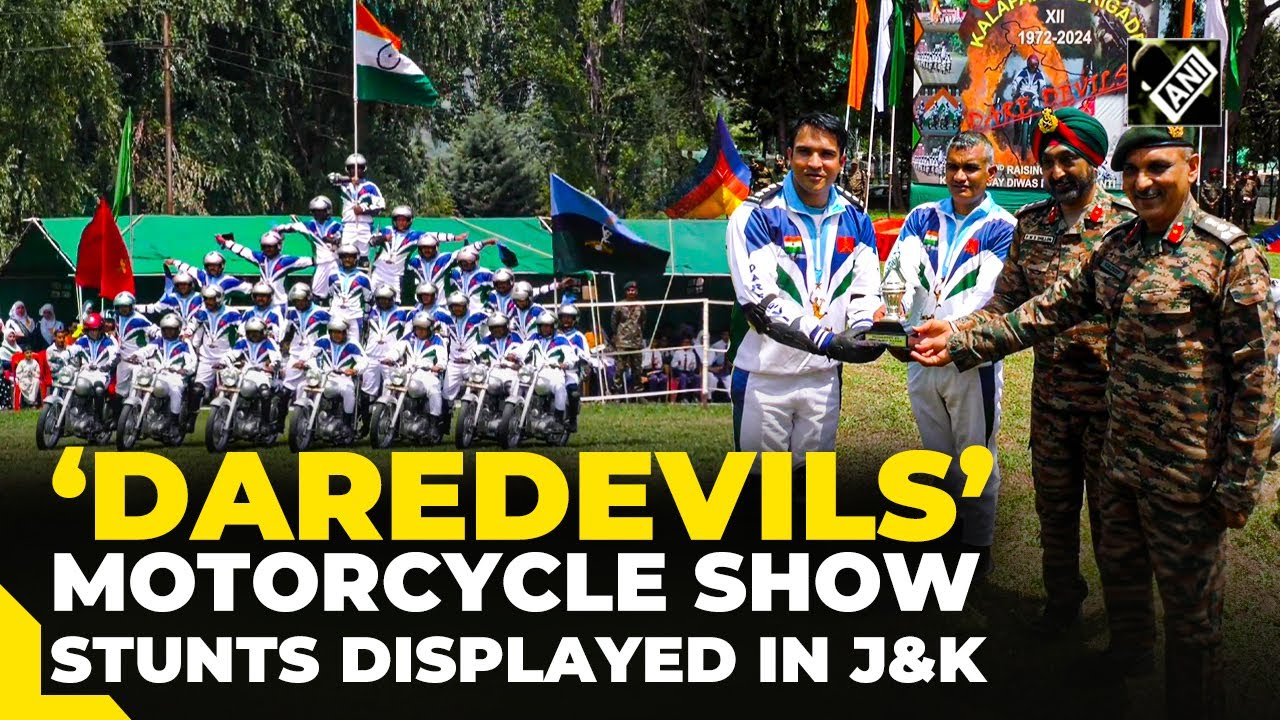 J&K: Indian Army’s motorcycle-borne ‘daredevils’ mesmerise locals in Uri with breathtaking stunts