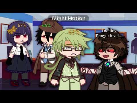 Danger Level meme || Dazai || BSD Gacha meme || D4zz..shifttz