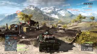 Battlefield 4 tank fail road kill