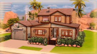 Семейный ретро дом 👨‍👩‍👧‍👧| Симс 4: Строительство | Retro Family Home | The Sims 4: Speed Build