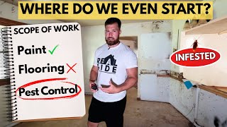 Scoping a Cockroach-Infested House | Rehab Walkthrough