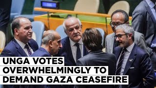Watch: UN General Assembly Votes Overwhelmingly To Demand Gaza Ceasefire