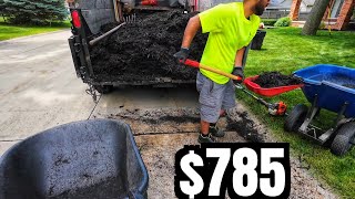 $785 Garden Bed Maintenance & Mulch Job...