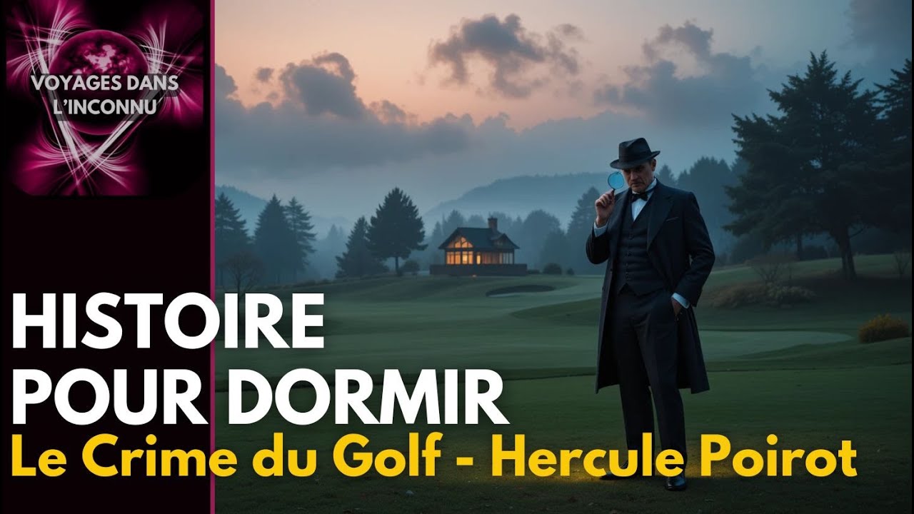 🕵️ Histoire Adultes pour S’endormir – Le Crime du Golf : Une enquête mystique avec Hercule Poirot.
