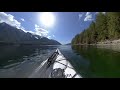 Mountain View While Paddling on Alouette Lake
