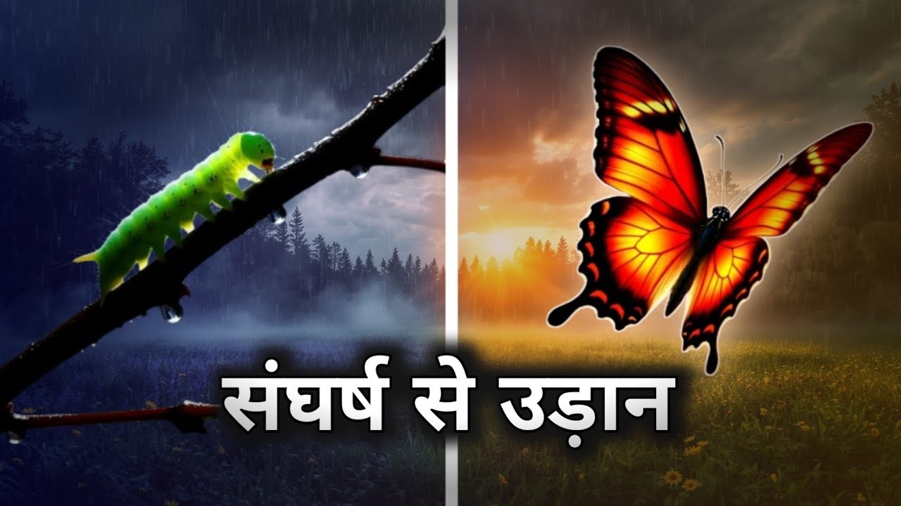 एक तितली की कहानी – संघर्ष की असली उड़ान