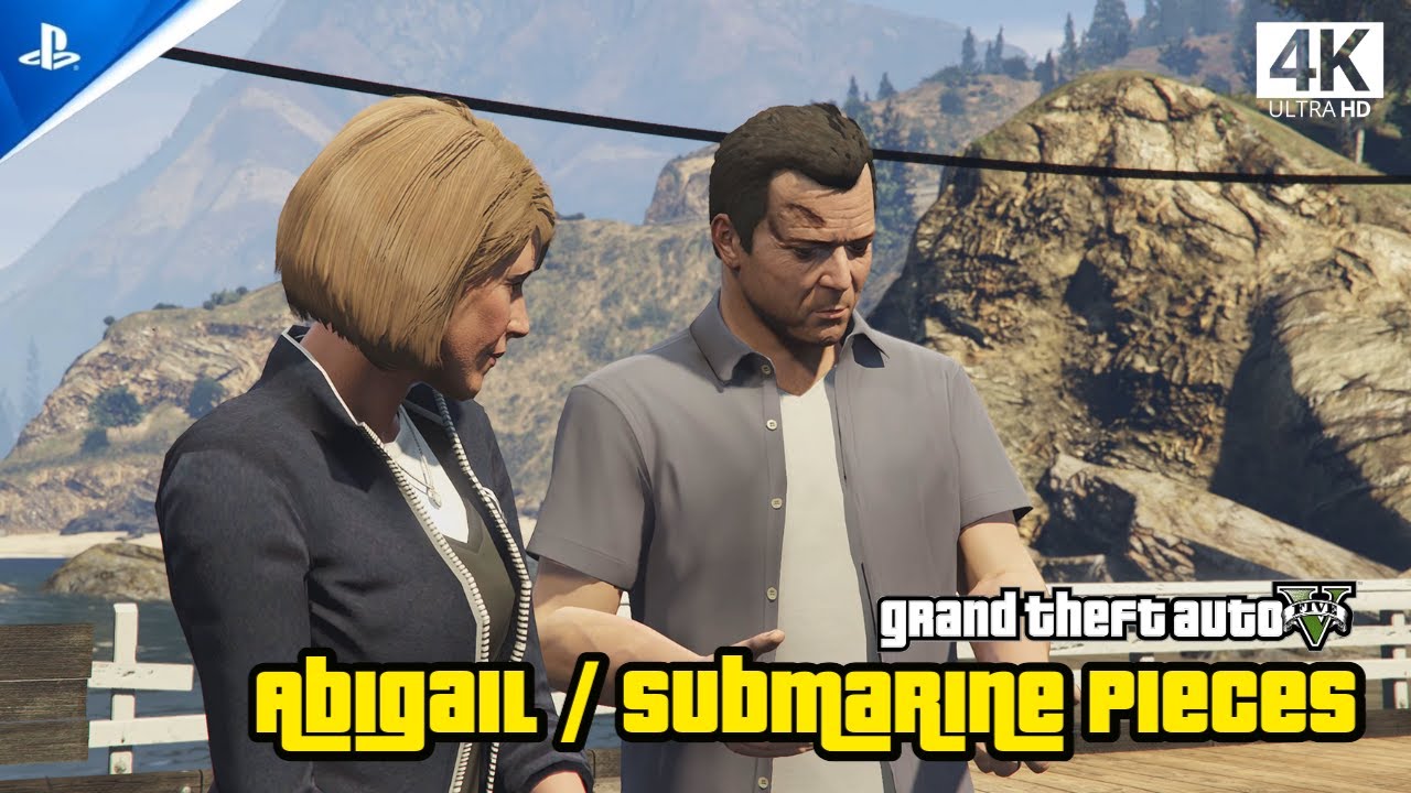 Abigail - Submarine Pieces Grand Theft Auto 5 | Ps5 Walkthrough No Commentary In 4K