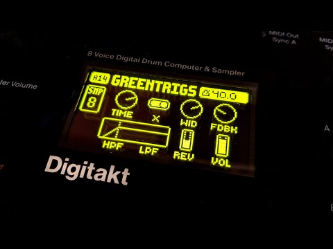 Digitakt - Using Green Trigs/Lock Trigs to Create Evolving Ambience and Textures