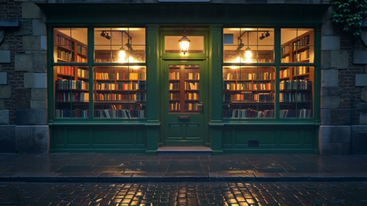 Edinburgh Rainy Night Ambience | Cozy Cinematic Street Scene | 2 Hours