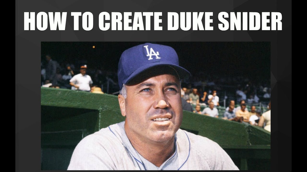 MLB The Show 16 | How to create an ACCURATE Duke Snider