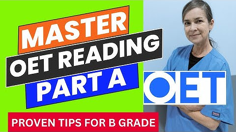 OET Reading Part A: Stop Wasting Time and Master Your Search Skills! #oet #oetreading