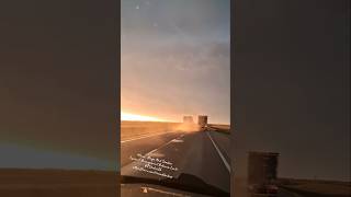 I-70 MM 54 Colby Kansas after storms. Finding free places to stay on I-70 across 5 states