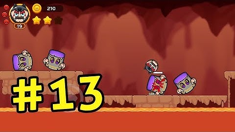Ball V Red Boss Challenge #13 Lava 3 Stars Complete Gameplay/Walkthrough